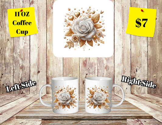 Floral Elegance Coffee Mugs