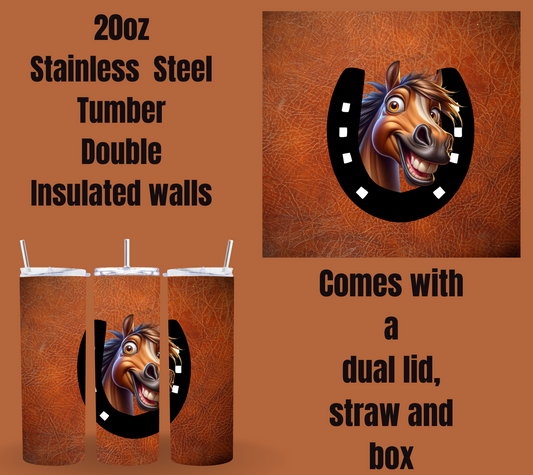 Galloping Guffaw 20oz Stainless Steel Tumbler