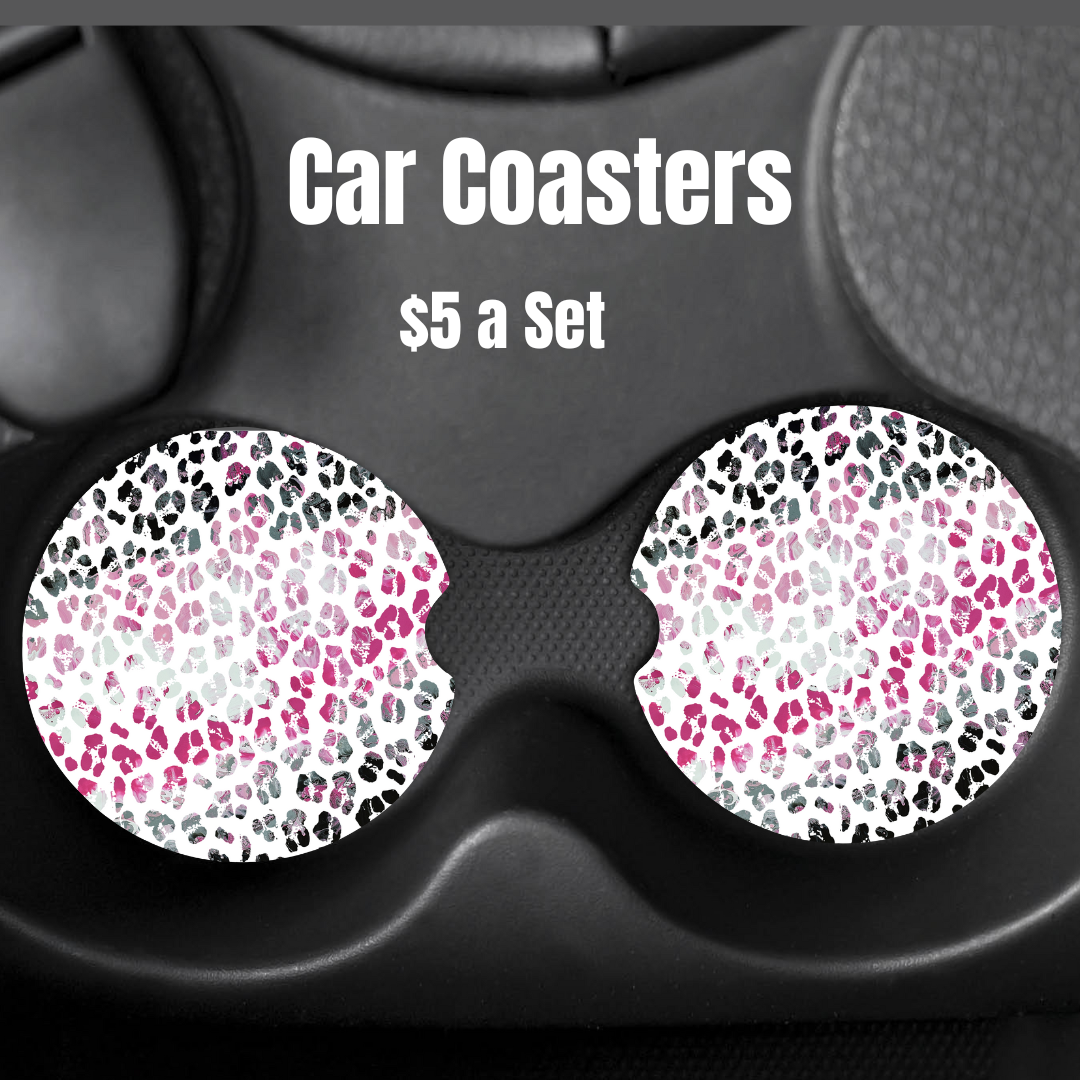 Kaleidoscope Dapples Car Coasters