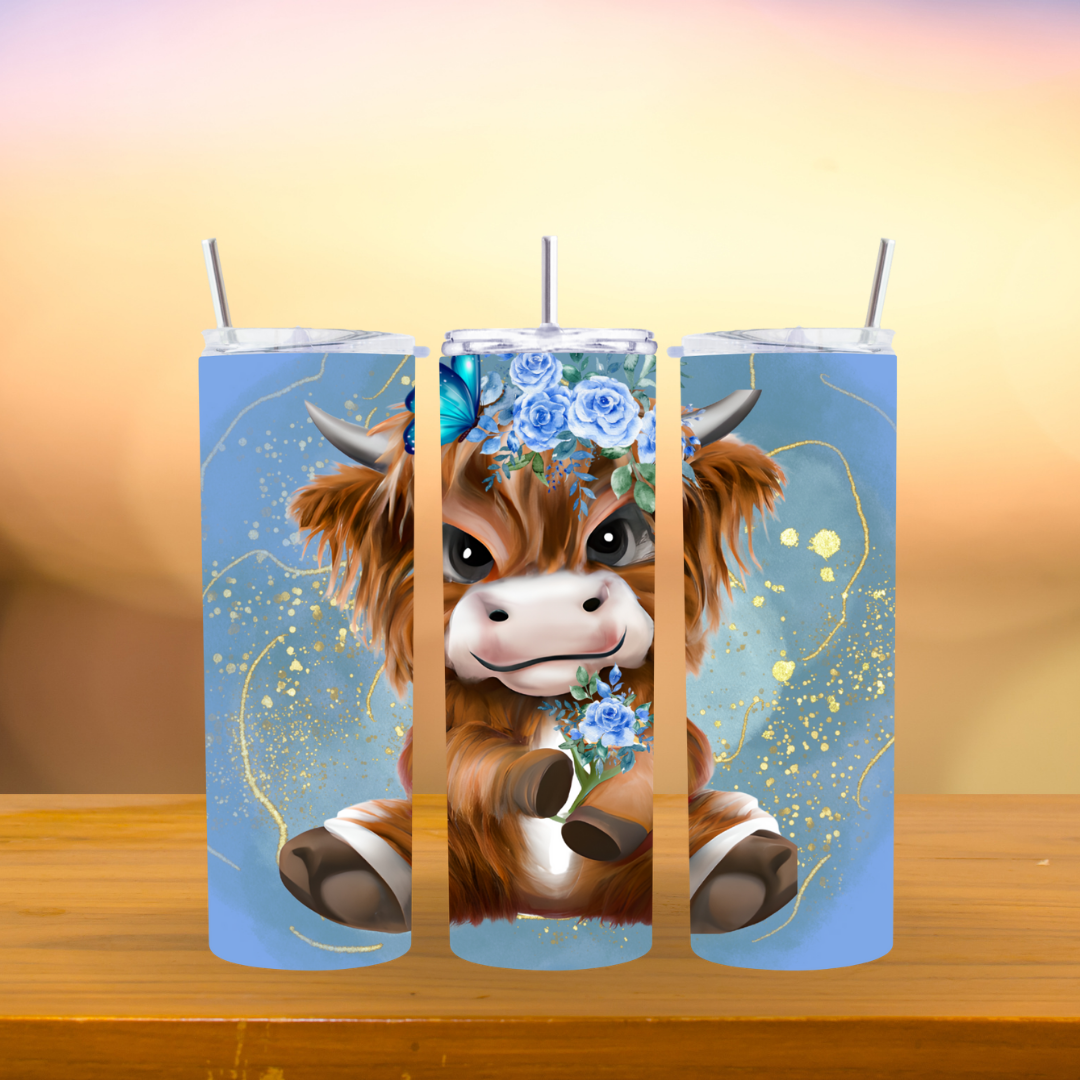 Cute Highland Cow Tumbler