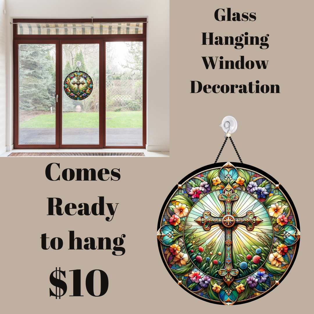 Radiant Faith Glass Suncatcher