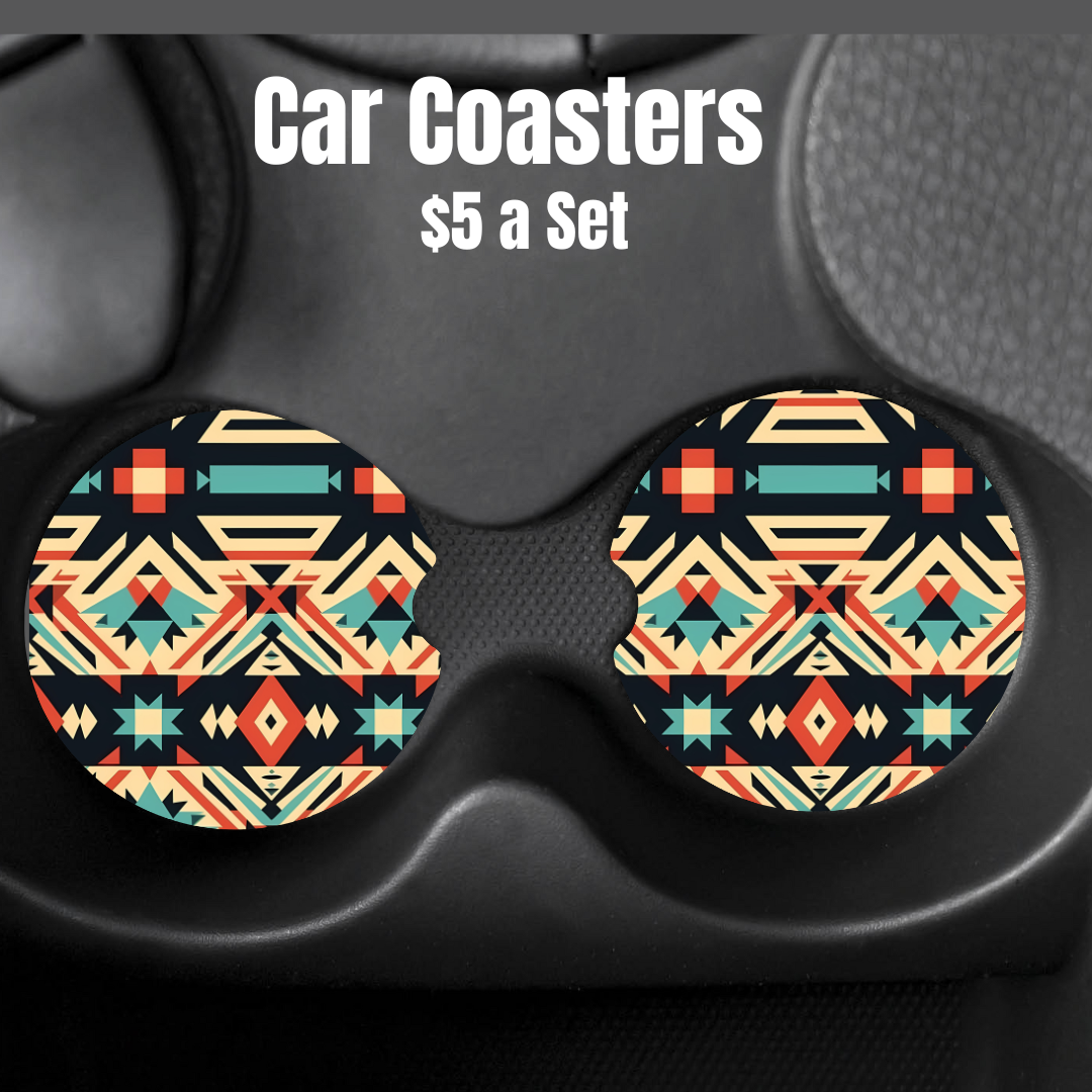 Mesa Mandala Car Coasters