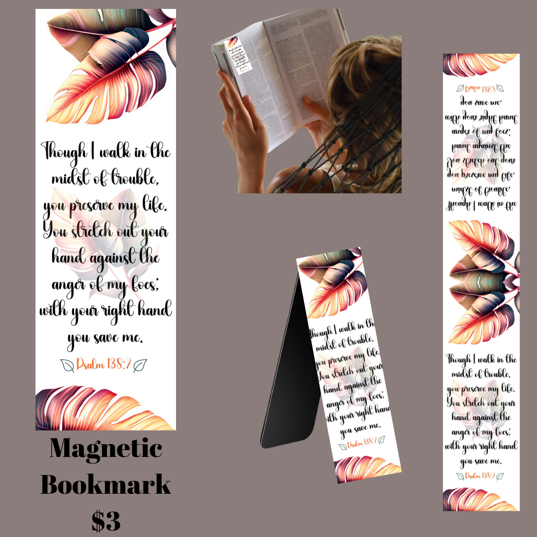 Spiritual Verses Magnetic Bookmarks