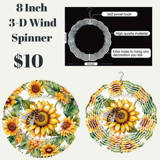 Blossom Buzz 3D Wind Spinner