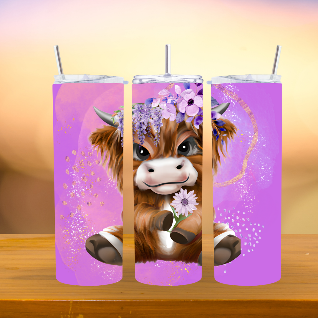 Cute Highland Cow Tumbler