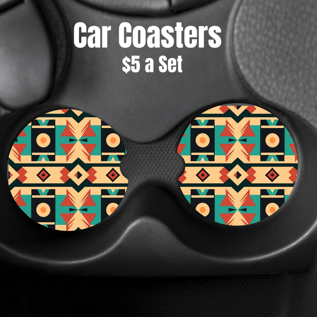 Mesa Mandala Car Coasters