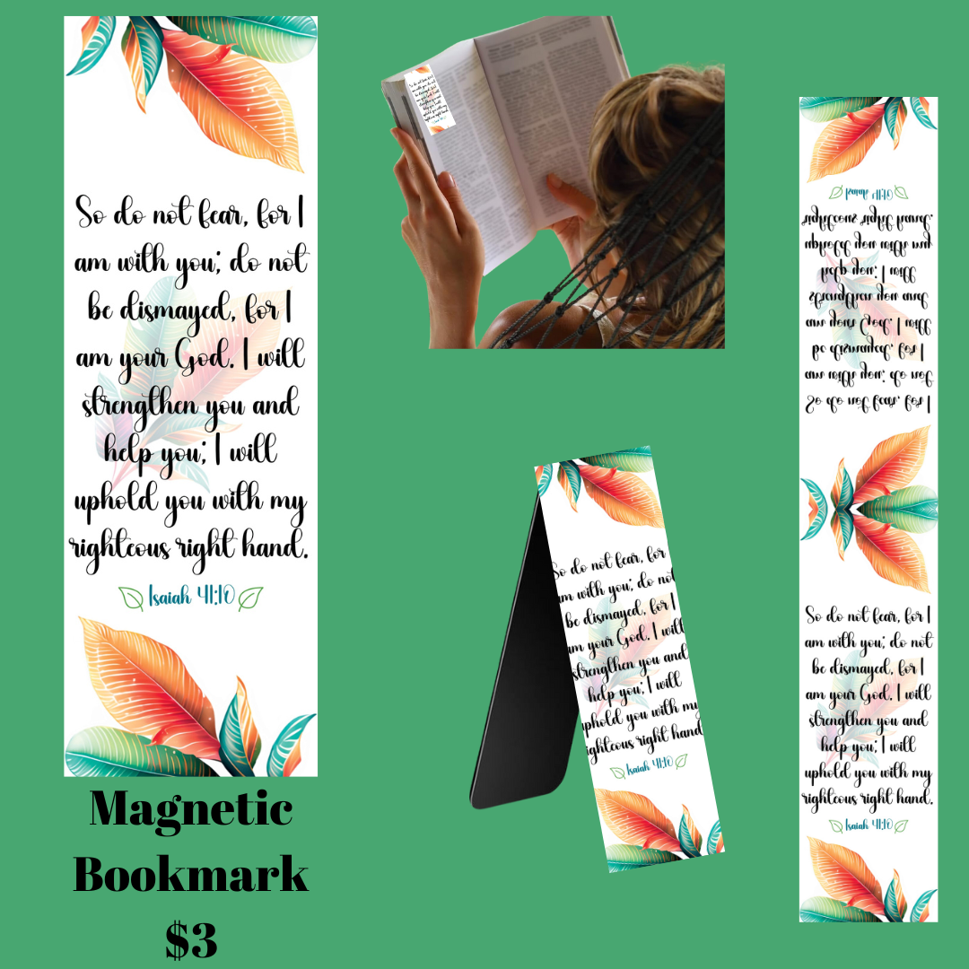 Spiritual Verses Magnetic Bookmarks