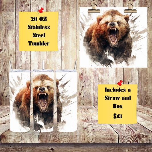 Grizzly Bear Tumbler