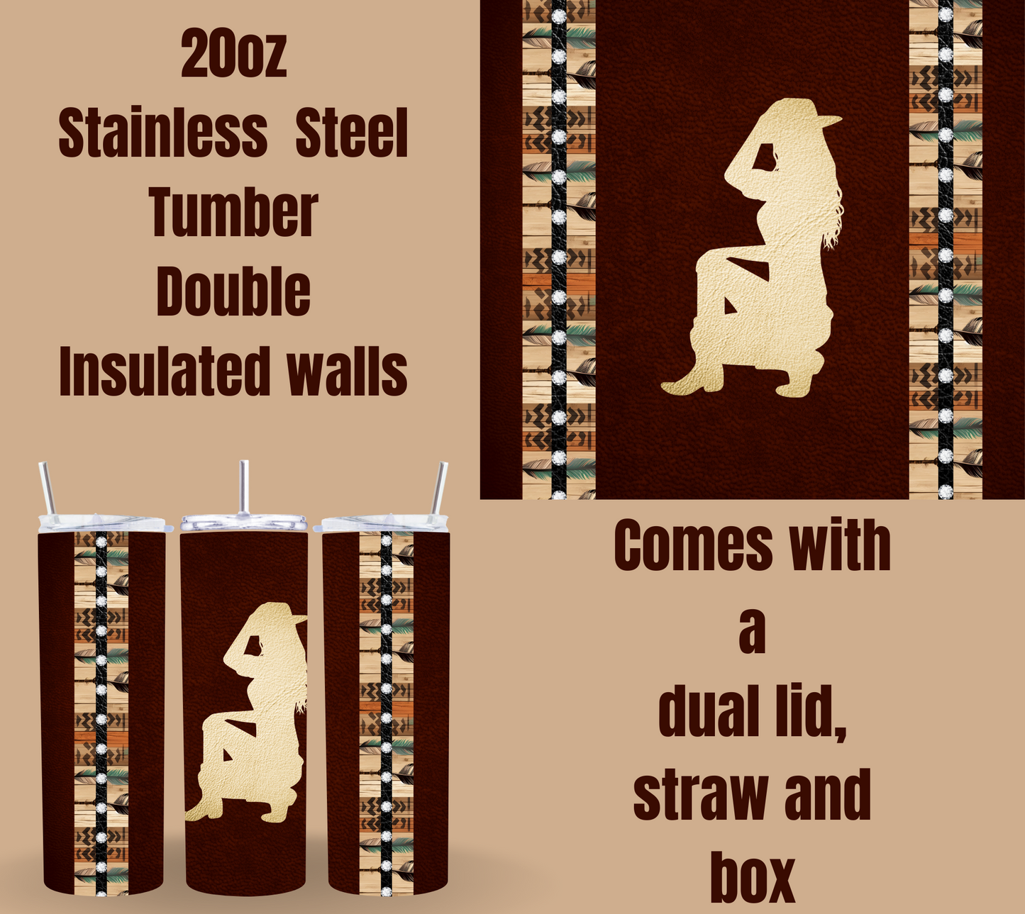Cowgirl Quencher Tumblers