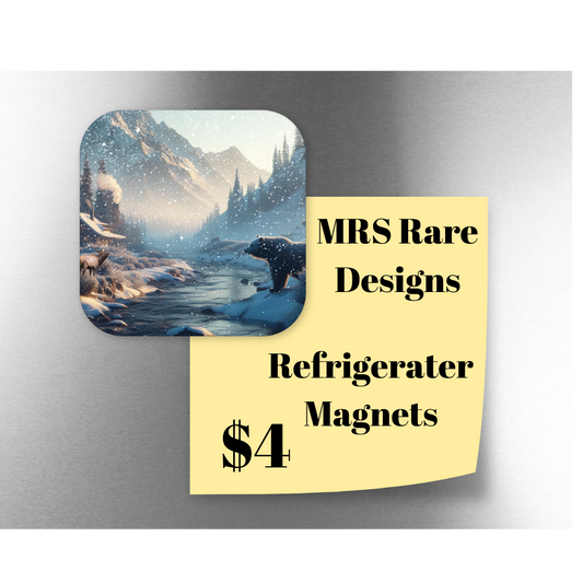Winter Wilderness Retreat Magnets