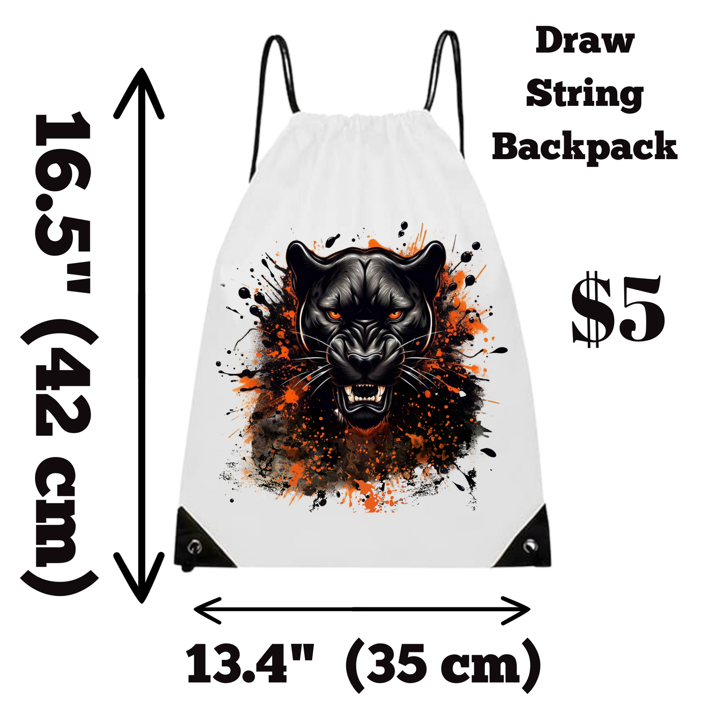 Powell Panther Drawstring Backpack