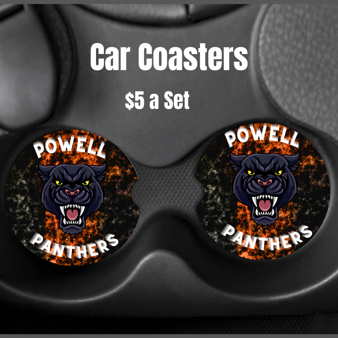 Powell Panther Car Coasters