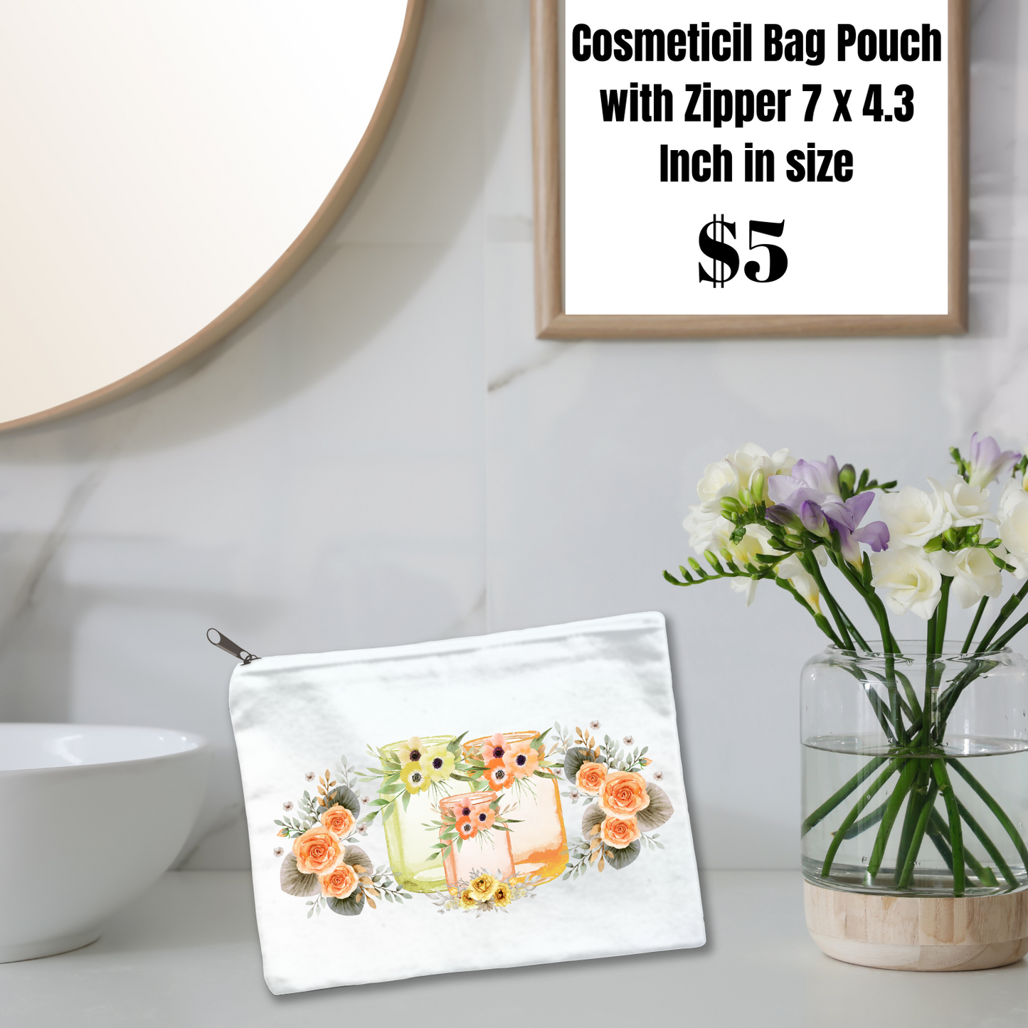 Botanical Charm Cosmetic Bags Collection