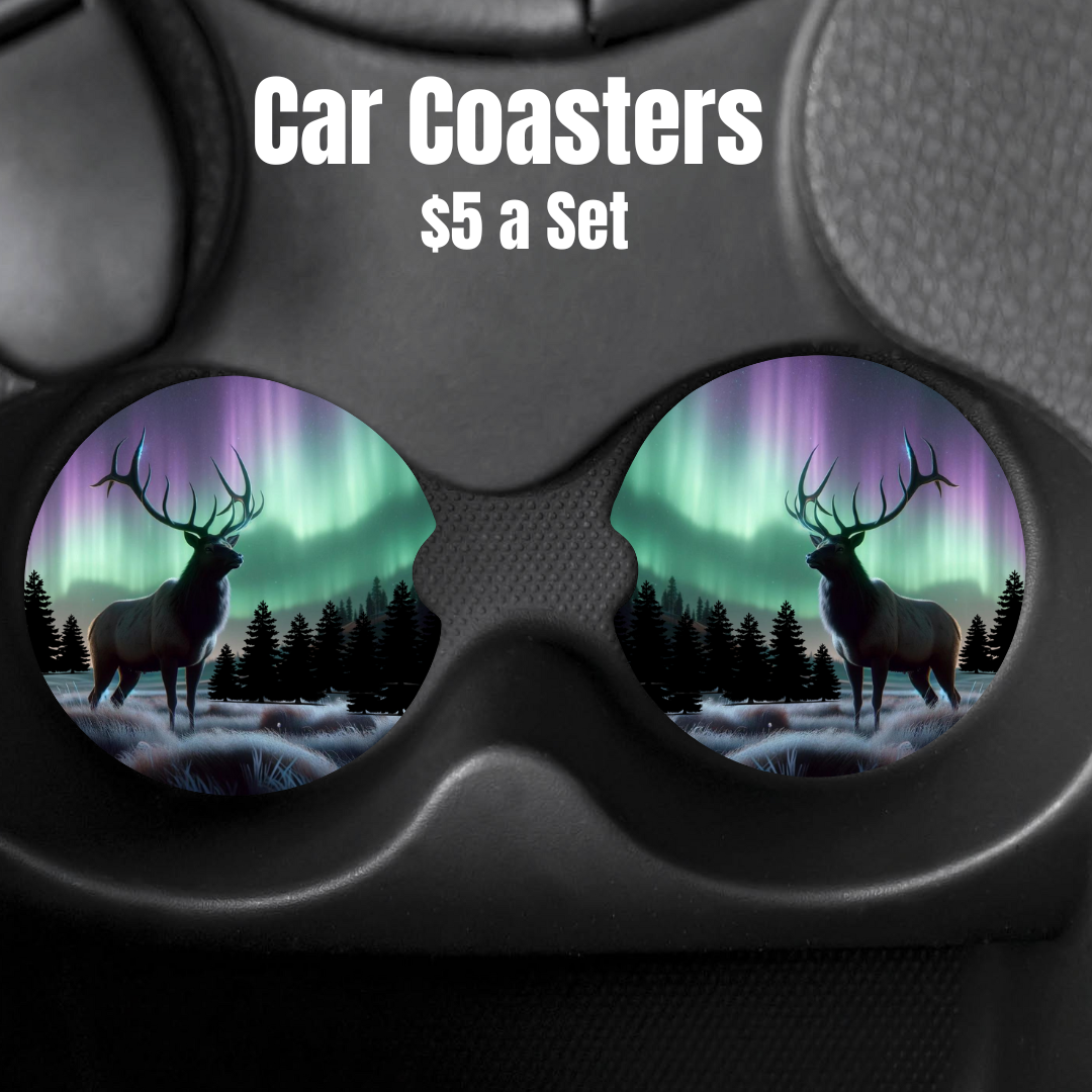 Enchanted Forest Car Coasters