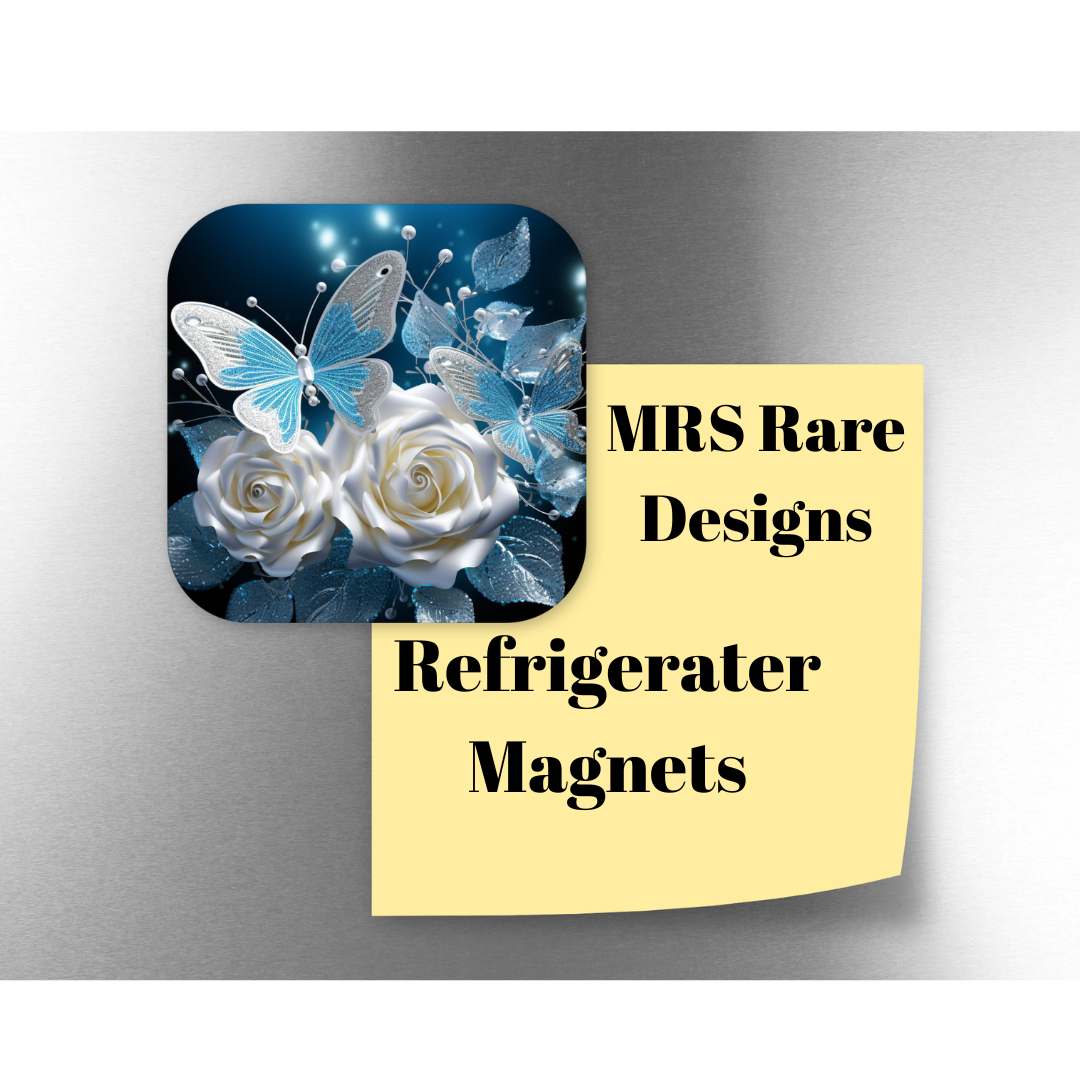 Butterflies and Roses Magnets