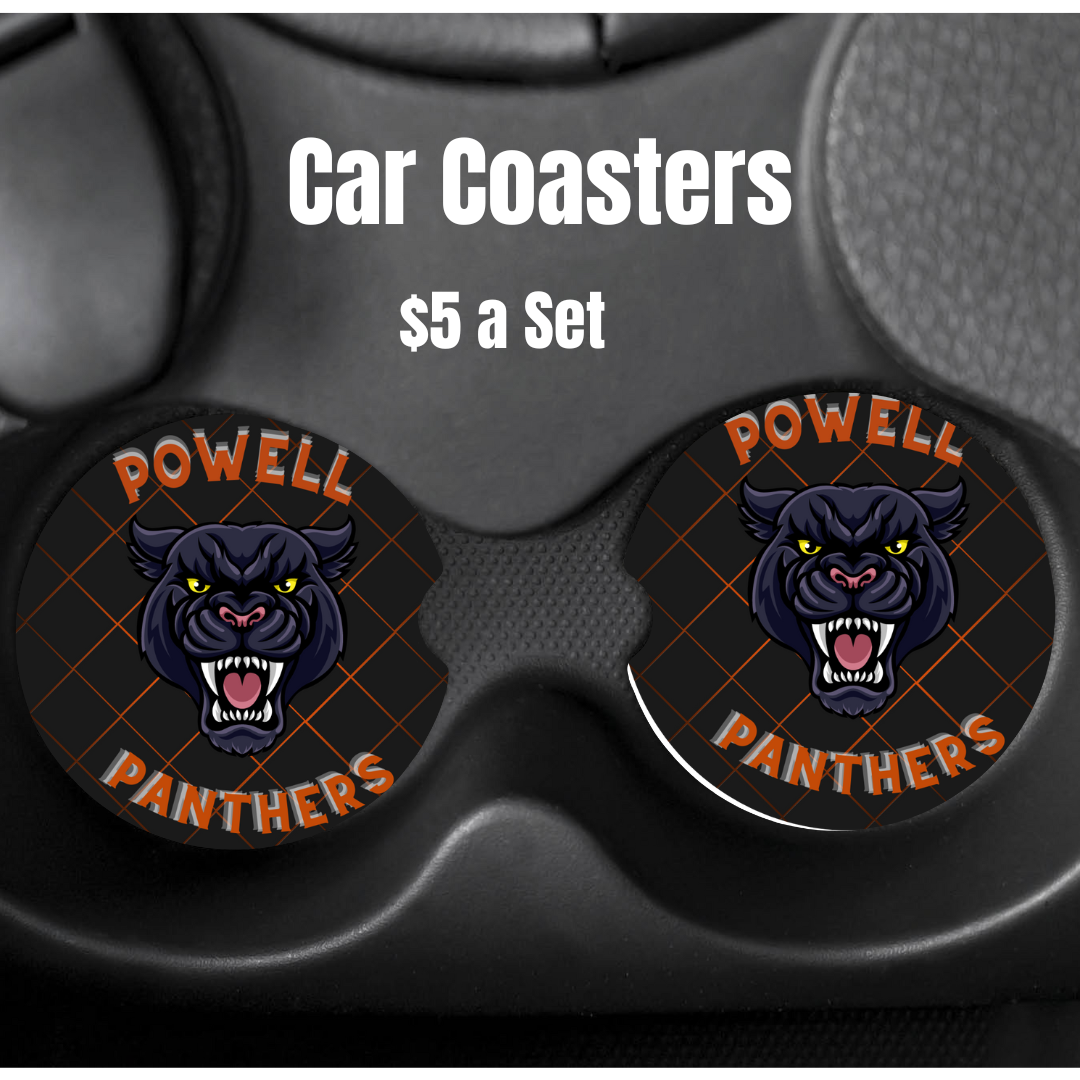 Powell Panther Car Coasters