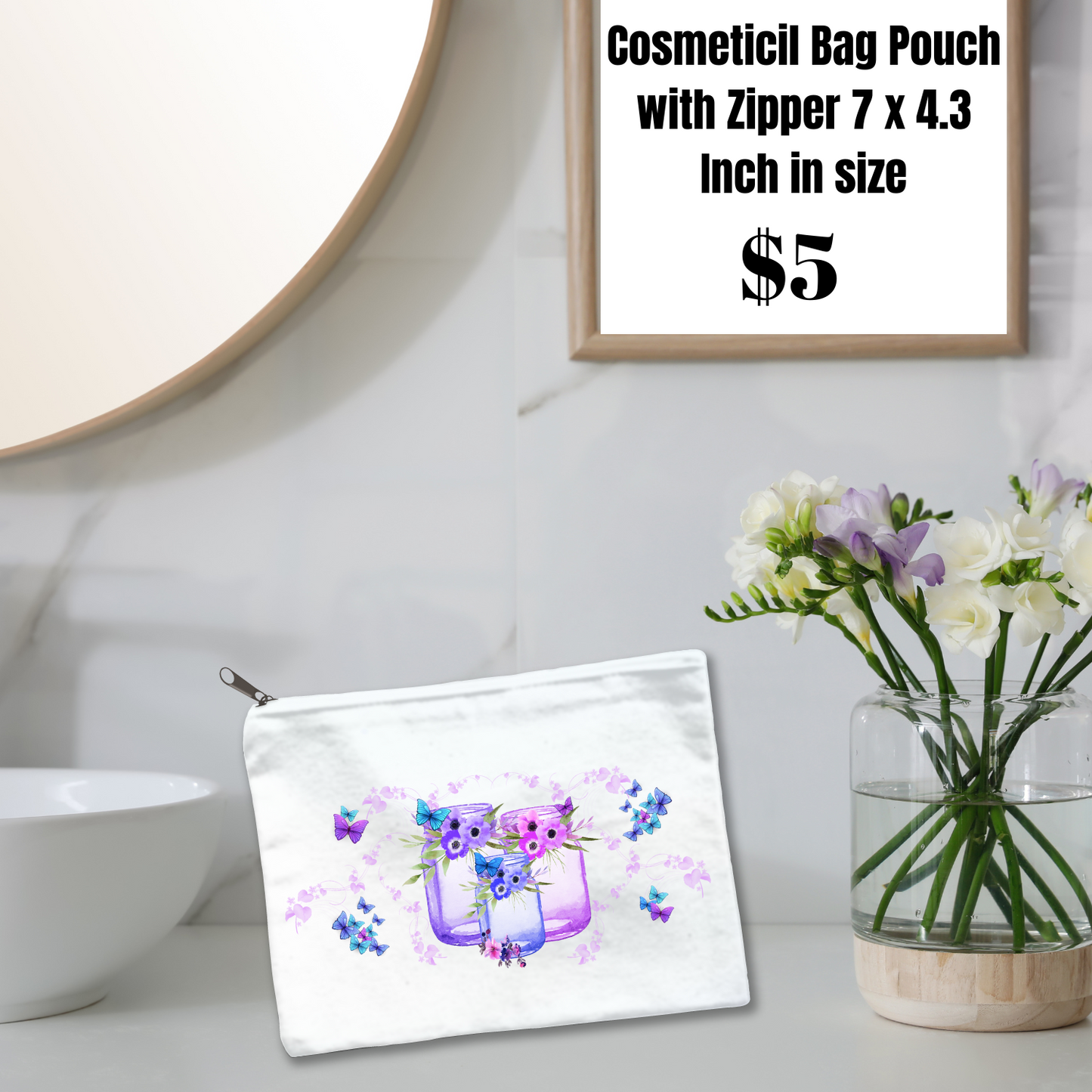 Botanical Charm Cosmetic Bags Collection