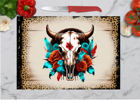 Southwest Serenity Glass Cutting Board
