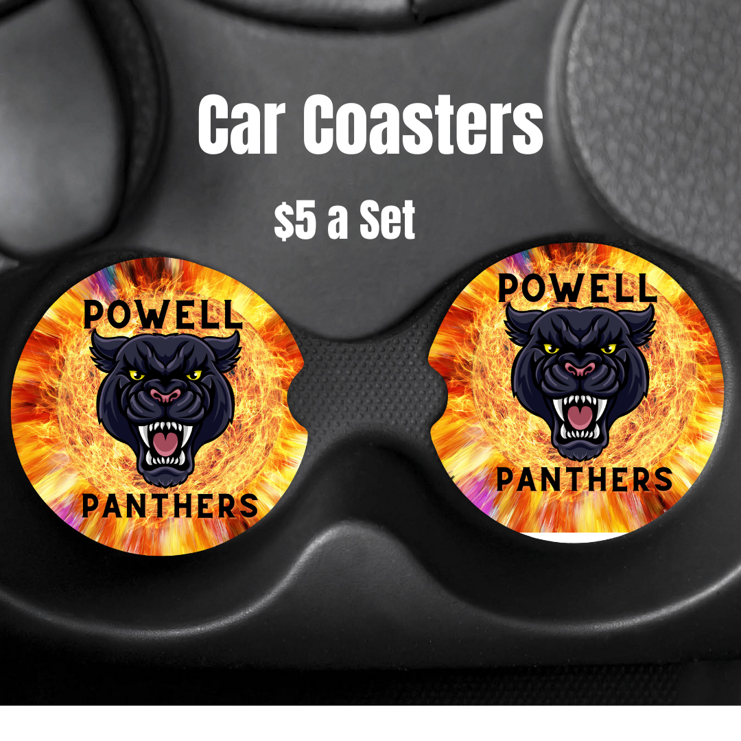 Powell Panther Car Coasters