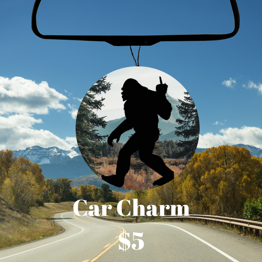 Big Foot Car Charm