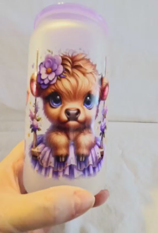 Lavender Meadow Calf Frosted Tumblers