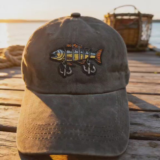 Hooked Bass Vintage Dad Hat