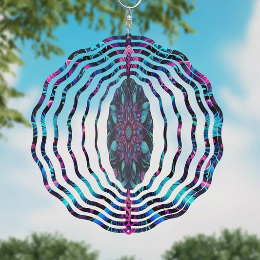 Enchanted Mandala 3D Wind Spinner