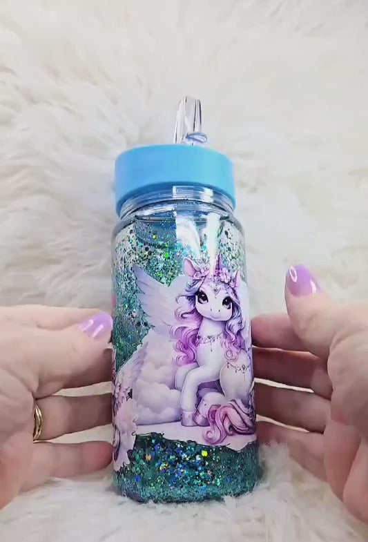 Mystic Dreams Unicorn Snow Globe Tumbler