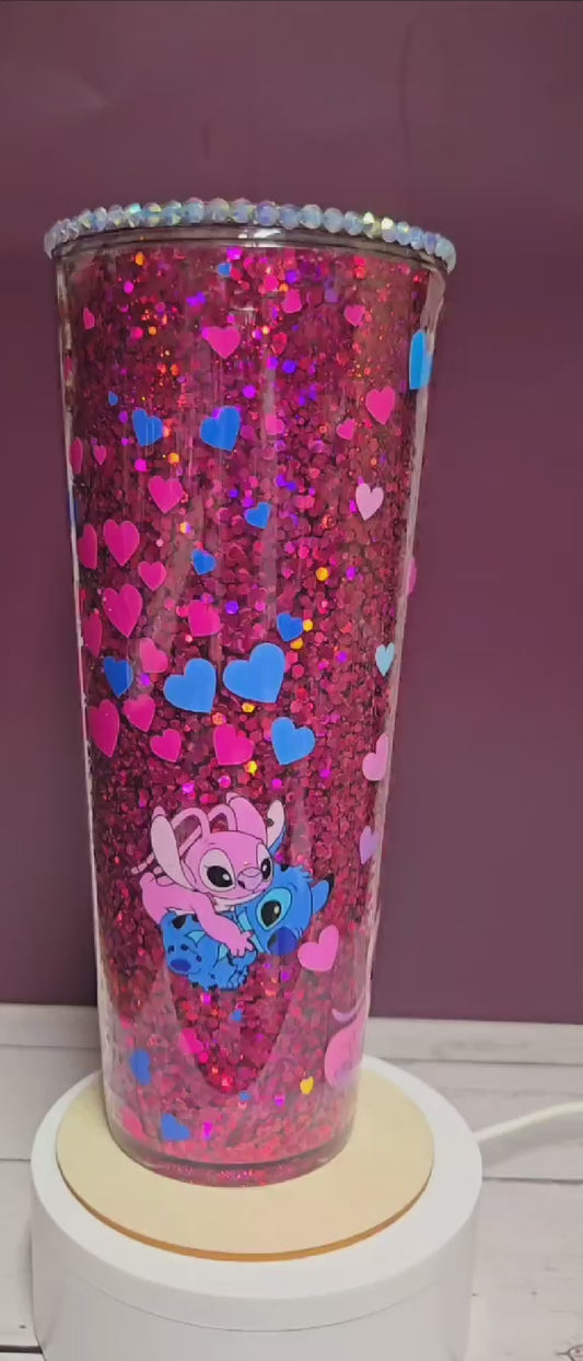 Sweetheart Sparkle Snow globe Tumbler